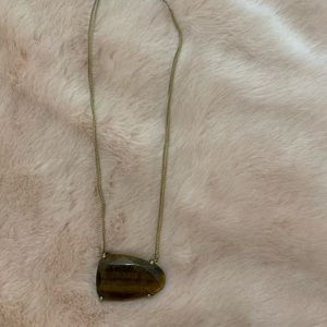 Kendra Scott Tiger’s Eye Necklace